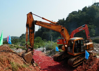 中華北路延伸段道路工程開(kāi)工